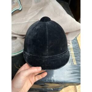 Charles Owen The Hampton Hat 7 1/4” Velvet Riding Helmet